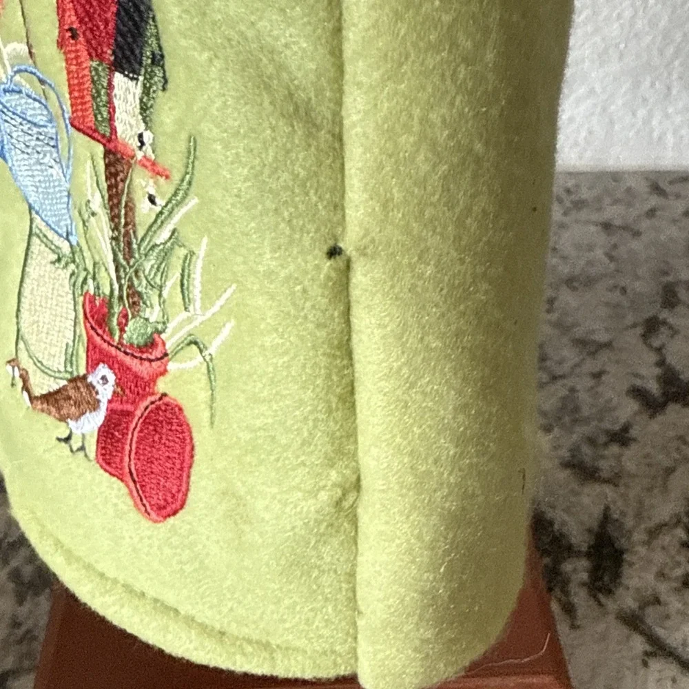 SANTA Christmas Figure Spring Time 21 INCHES TALL Bird Lover Bird Watcher Nature